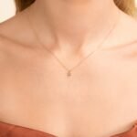 Aquamarine Charm Necklace - 图片 5
