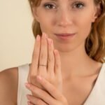 14K Solid Gold Natural Black Diamond Eternity Ring - 图片 2