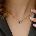 Blue Topaz Cuban Chain Necklace - Image 6