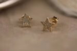 Bold Natural Diamond Star Studs - 图片 2
