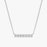 Bubble Bar Natural Diamond Necklace - 图片 2