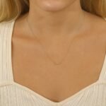 Bubble Bar Natural Diamond Necklace - 图片 4