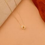 Citrine Heart Necklace - 图片 6