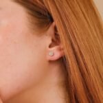 Classic Natural Diamond Halo Studs - 图片 5