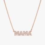 Dainty Block Letter Diamond Name Necklace - Image 5