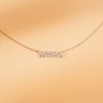 Dainty Block Letter Diamond Name Necklace - Image 6