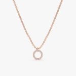 Dainty Circle Of Life Natural Diamond Necklace - 图片 3