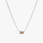 Dainty Citrine Necklace - 图片 2