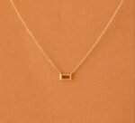 Dainty Citrine Necklace - 图片 4