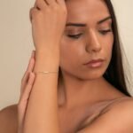 Dainty Diamond Bar Bracelet - Image 4