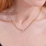 Dainty Diamond Heart Cuban Chain - 图片 3