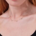 Dainty Diamond Star Drop Necklace - 图片 3