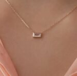 Dainty Moonstone Necklace - 图片 4