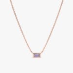 Dainty Moonstone Necklace - 图片 3