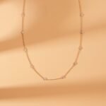 Dainty Multi Diamond By The Yard Necklace - 图片 5