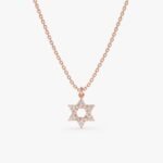 Dainty Star of David Charm Necklace - 图片 5