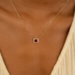 Diamond & Ruby Gold Necklace - 图片 6