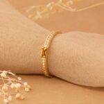 14K Solid Gold Natural Diamond and Baguette Citrine Ring - 图片 4