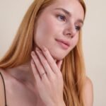 14K Solid Gold Diamond and Baguette Sapphire Eternity Ring - Image 3