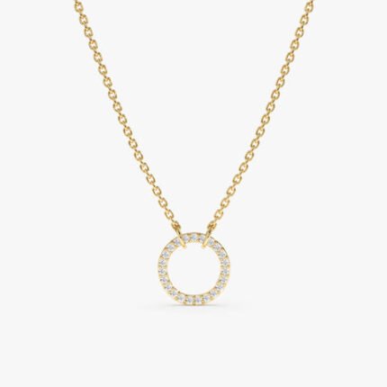 Diamond Circle Of Life Necklace