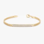 Diamond ID Cuban Chain Bracelet