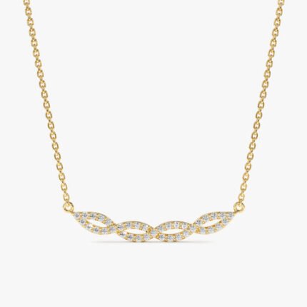 Diamond Twist Necklace