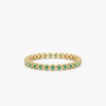 Emerald Eternity Band