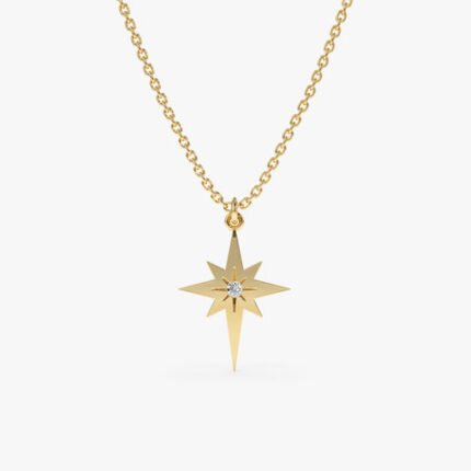 North Star Diamond Necklace