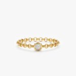 Opal Chain Ring