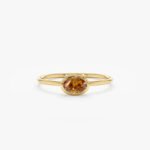 Oval Citrine Ring