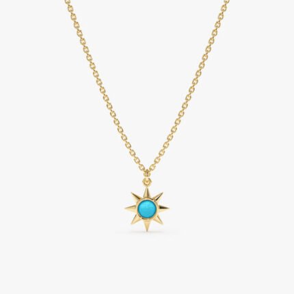 Turquoise Sun Necklace