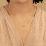 Natural Diamond Arrow Necklace - Image 6