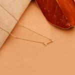 Natural Diamond Arrow Necklace - Image 3