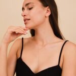 Natural Diamond Bar Lariat Necklace - Image 4