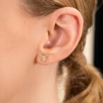 Natural Diamond Bumblebee Studs - 图片 5