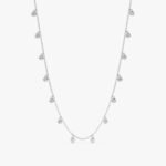 Diamond Bezel Station Necklace - 图片 2