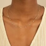 Diamond Bezel Station Necklace - 图片 6