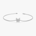 Diamond Butterfly Bracelet - 图片 2