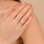 14K Solid Gold Natural Diamond Channel Set Ring - Image 4