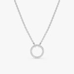 Natural Diamond Circle Of Life Necklace - Image 2