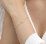 Diamond Crescent Moon Station Bracelet - Image 4