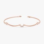 Diamond Crescent Moon Station Bracelet - Image 5