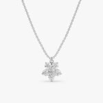 Diamond Flower Necklace - 图片 2