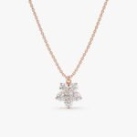 Diamond Flower Necklace - 图片 3