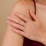 14K Solid Gold Natural Diamond Half Eternity Band - 图片 5