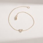 Diamond Heart Outline Bracelet - Image 4