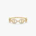 Diamond Link Chain Ring