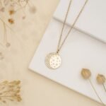 Natural Diamond Moon & Stars Medallion - Image 3