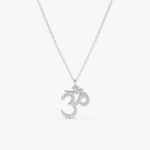 Diamond OM Mantra Necklace - 图片 2