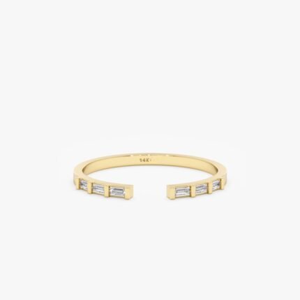 Diamond Open Cuff Ring